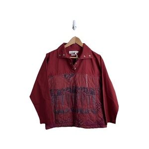 NEW NWT Carleen Pullover One Of A Kind Quilted Jacket Top